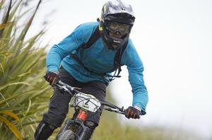 World-class: Jamie Nicoll, of Dunedin, on his way to winning the 2013 Urge 3 Peaks Enduro held in Dunedin, New Zealand, on Friday night and Saturday (December 6-7, 2013).